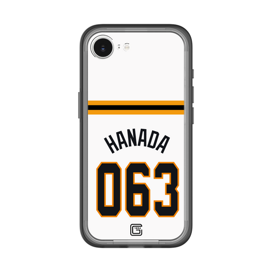 スリムプロテクションプレミアムケース［ 読売ジャイアンツ - #063 HANADA - ホーム ］