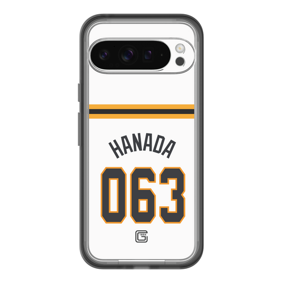 スリムプロテクションプレミアムケース［ 読売ジャイアンツ - #063 HANADA - ホーム ］