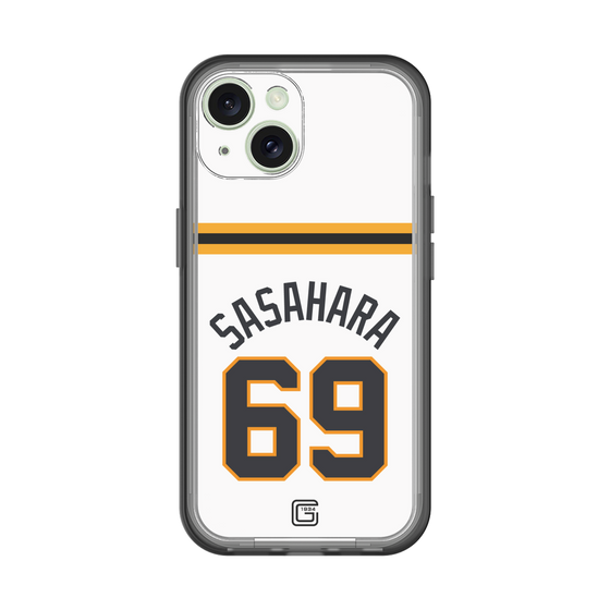 スリムプロテクションプレミアムケース［ 読売ジャイアンツ - #69 SASAHARA - ホーム ］