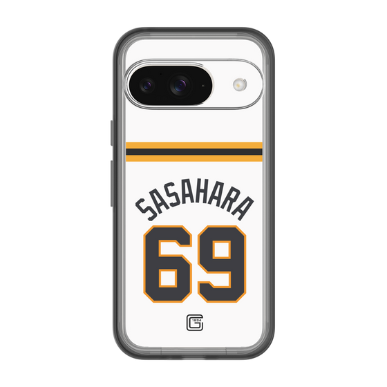 スリムプロテクションプレミアムケース［ 読売ジャイアンツ - #69 SASAHARA - ホーム ］