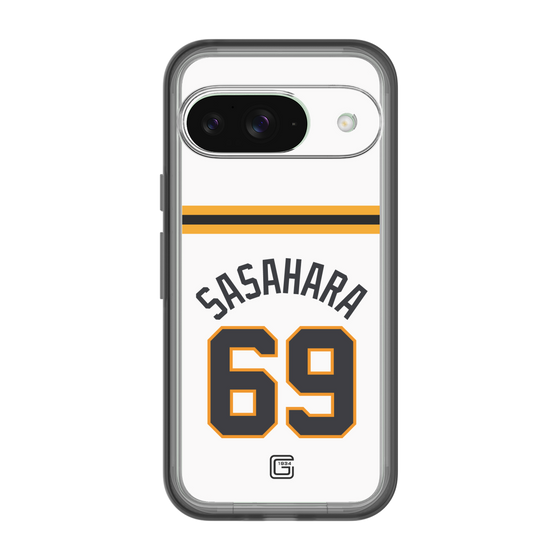 スリムプロテクションプレミアムケース［ 読売ジャイアンツ - #69 SASAHARA - ホーム ］