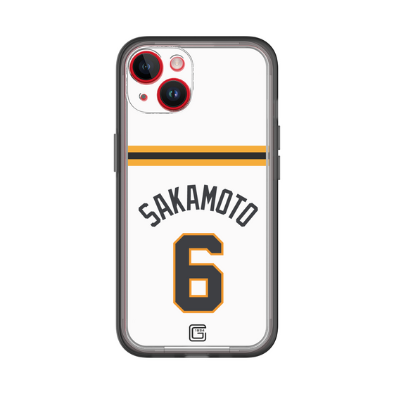 スリムプロテクションプレミアムケース［ 読売ジャイアンツ - #6 SAKAMOTO - ホーム ］