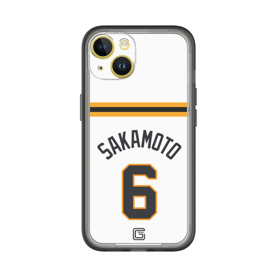 スリムプロテクションプレミアムケース［ 読売ジャイアンツ - #6 SAKAMOTO - ホーム ］