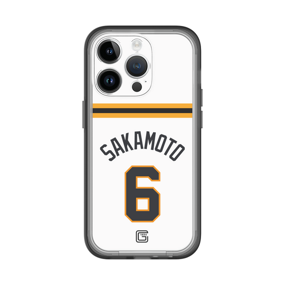 スリムプロテクションプレミアムケース［ 読売ジャイアンツ - #6 SAKAMOTO - ホーム ］