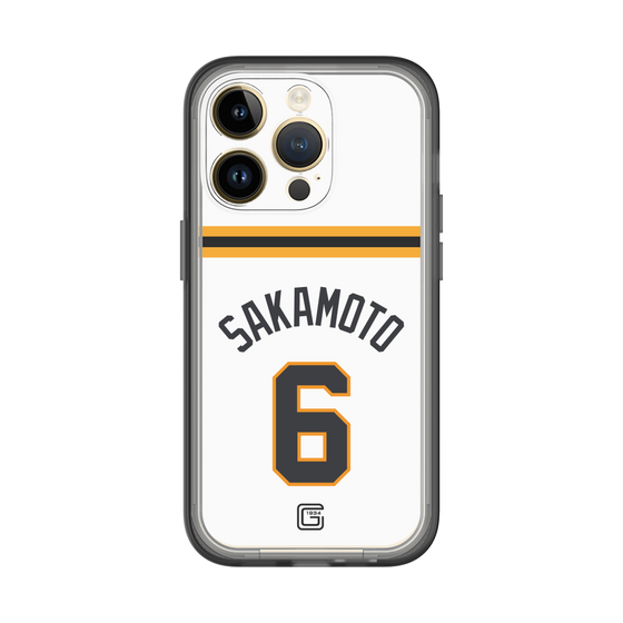 スリムプロテクションプレミアムケース［ 読売ジャイアンツ - #6 SAKAMOTO - ホーム ］