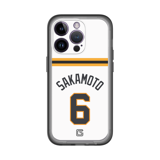スリムプロテクションプレミアムケース［ 読売ジャイアンツ - #6 SAKAMOTO - ホーム ］