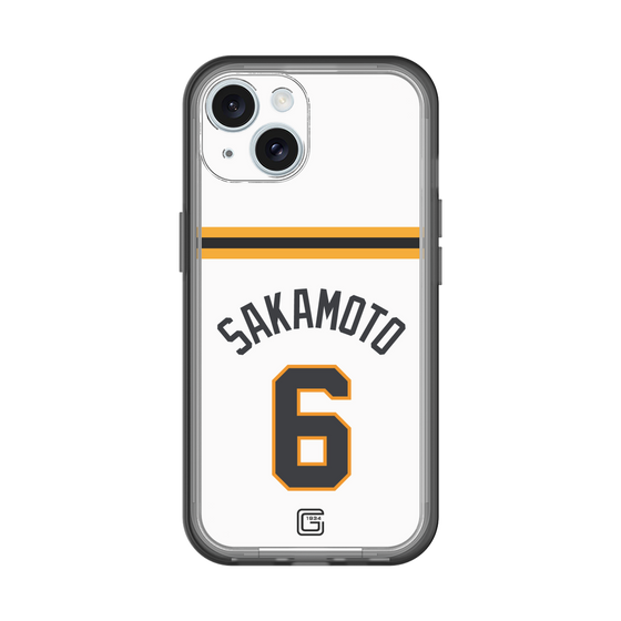 スリムプロテクションプレミアムケース［ 読売ジャイアンツ - #6 SAKAMOTO - ホーム ］