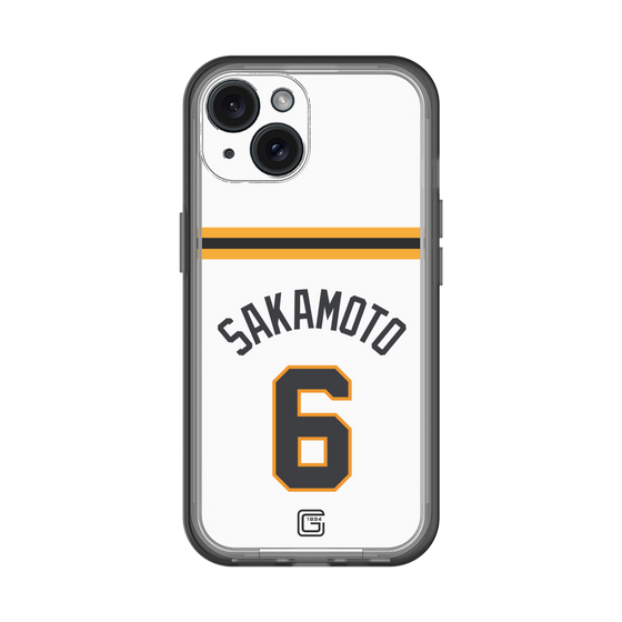 スリムプロテクションプレミアムケース［ 読売ジャイアンツ - #6 SAKAMOTO - ホーム ］