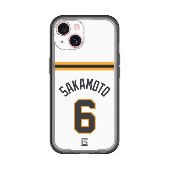 スリムプロテクションプレミアムケース［ 読売ジャイアンツ - #6 SAKAMOTO - ホーム ］