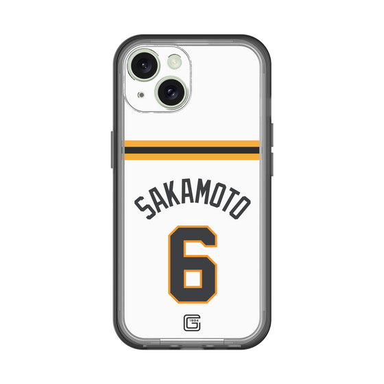 スリムプロテクションプレミアムケース［ 読売ジャイアンツ - #6 SAKAMOTO - ホーム ］