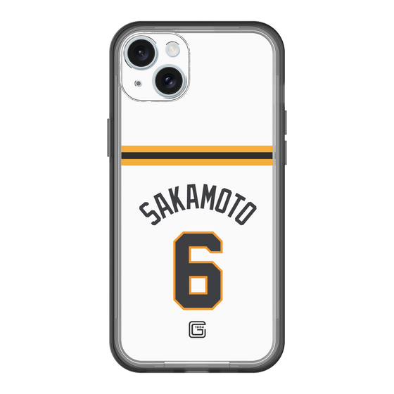 スリムプロテクションプレミアムケース［ 読売ジャイアンツ - #6 SAKAMOTO - ホーム ］