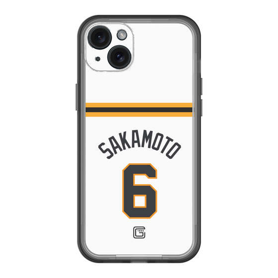 スリムプロテクションプレミアムケース［ 読売ジャイアンツ - #6 SAKAMOTO - ホーム ］