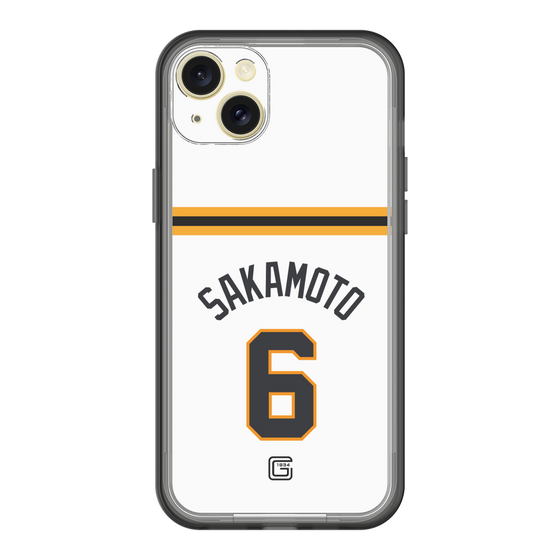 スリムプロテクションプレミアムケース［ 読売ジャイアンツ - #6 SAKAMOTO - ホーム ］