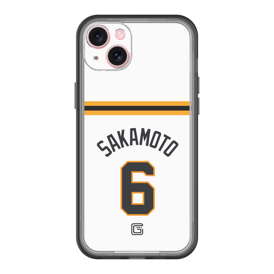スリムプロテクションプレミアムケース［ 読売ジャイアンツ - #6 SAKAMOTO - ホーム ］