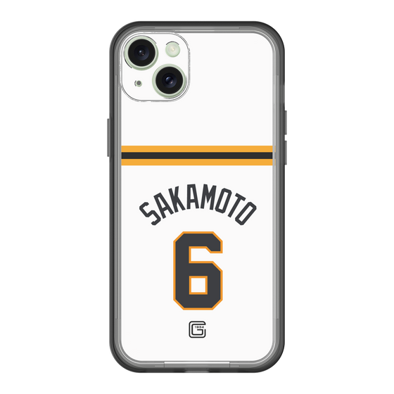 スリムプロテクションプレミアムケース［ 読売ジャイアンツ - #6 SAKAMOTO - ホーム ］