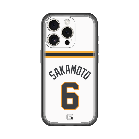 スリムプロテクションプレミアムケース［ 読売ジャイアンツ - #6 SAKAMOTO - ホーム ］
