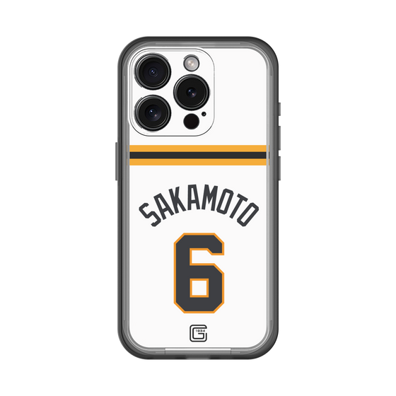 スリムプロテクションプレミアムケース［ 読売ジャイアンツ - #6 SAKAMOTO - ホーム ］