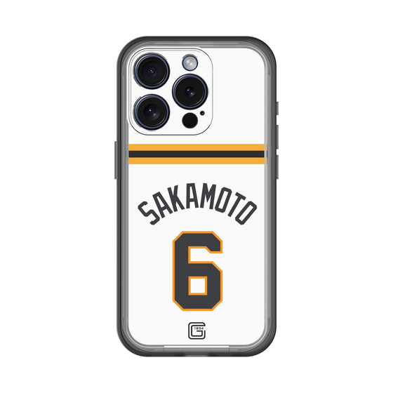 スリムプロテクションプレミアムケース［ 読売ジャイアンツ - #6 SAKAMOTO - ホーム ］