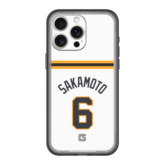 スリムプロテクションプレミアムケース［ 読売ジャイアンツ - #6 SAKAMOTO - ホーム ］
