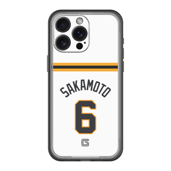 スリムプロテクションプレミアムケース［ 読売ジャイアンツ - #6 SAKAMOTO - ホーム ］