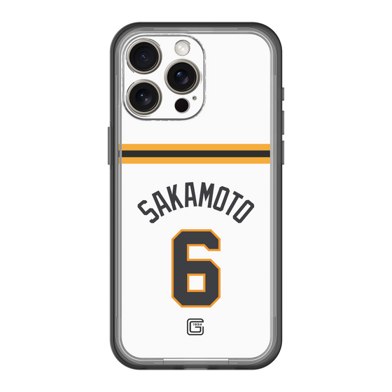 スリムプロテクションプレミアムケース［ 読売ジャイアンツ - #6 SAKAMOTO - ホーム ］