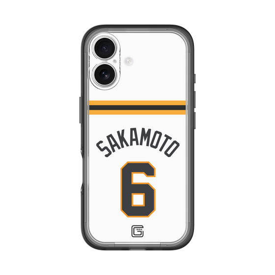 スリムプロテクションプレミアムケース［ 読売ジャイアンツ - #6 SAKAMOTO - ホーム ］