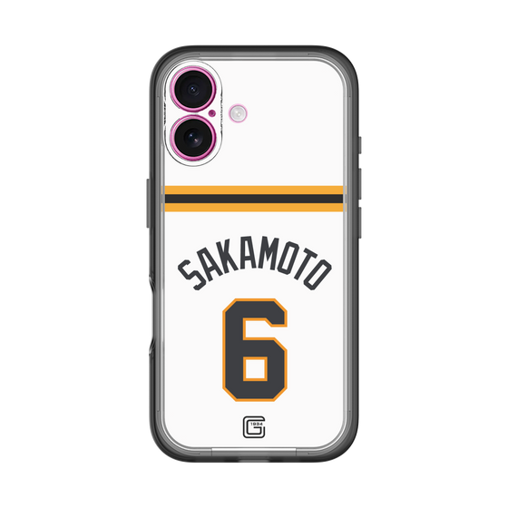 スリムプロテクションプレミアムケース［ 読売ジャイアンツ - #6 SAKAMOTO - ホーム ］