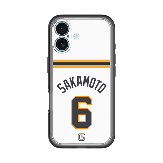 スリムプロテクションプレミアムケース［ 読売ジャイアンツ - #6 SAKAMOTO - ホーム ］
