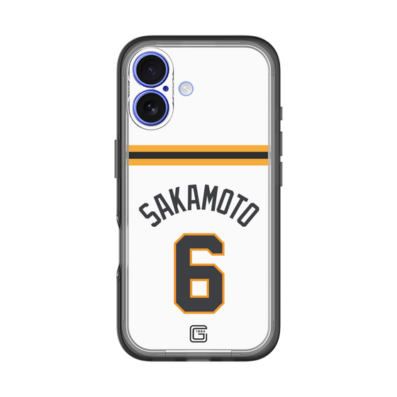 スリムプロテクションプレミアムケース［ 読売ジャイアンツ - #6 SAKAMOTO - ホーム ］