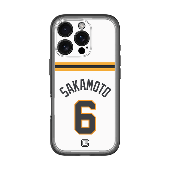 スリムプロテクションプレミアムケース［ 読売ジャイアンツ - #6 SAKAMOTO - ホーム ］
