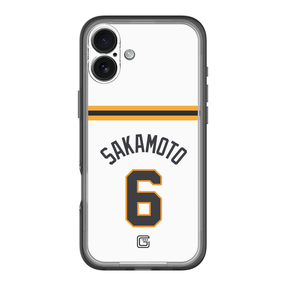 スリムプロテクションプレミアムケース［ 読売ジャイアンツ - #6 SAKAMOTO - ホーム ］
