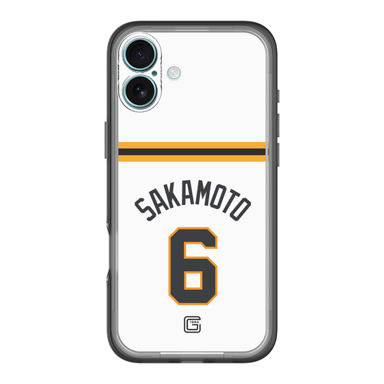 スリムプロテクションプレミアムケース［ 読売ジャイアンツ - #6 SAKAMOTO - ホーム ］