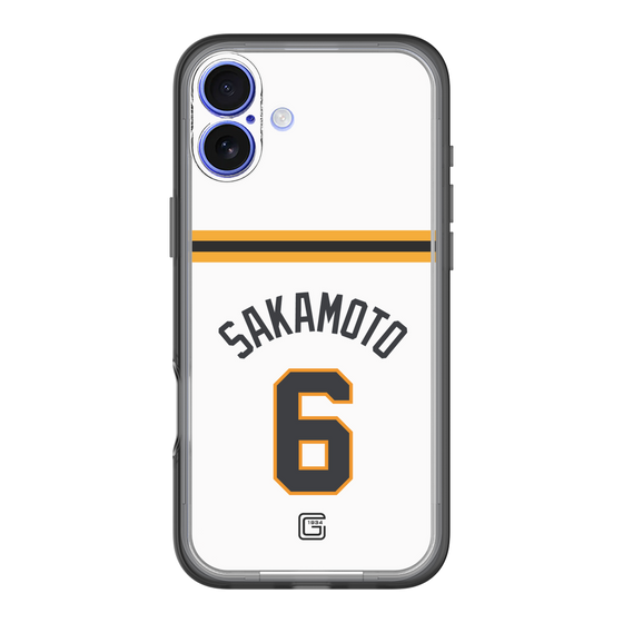 スリムプロテクションプレミアムケース［ 読売ジャイアンツ - #6 SAKAMOTO - ホーム ］