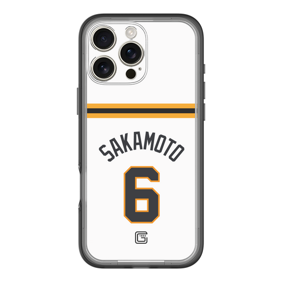 スリムプロテクションプレミアムケース［ 読売ジャイアンツ - #6 SAKAMOTO - ホーム ］