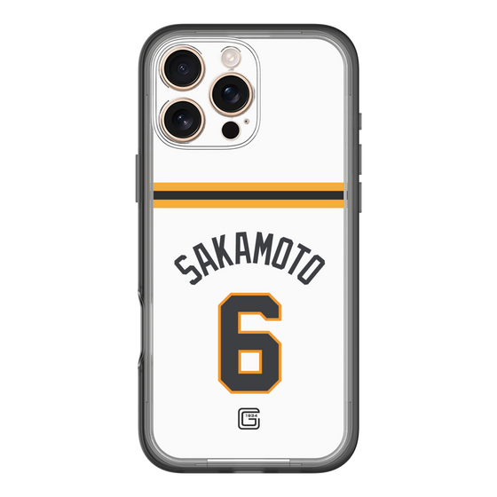 スリムプロテクションプレミアムケース［ 読売ジャイアンツ - #6 SAKAMOTO - ホーム ］