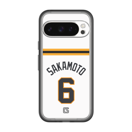 スリムプロテクションプレミアムケース［ 読売ジャイアンツ - #6 SAKAMOTO - ホーム ］
