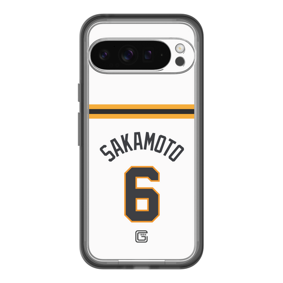 スリムプロテクションプレミアムケース［ 読売ジャイアンツ - #6 SAKAMOTO - ホーム ］