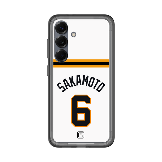スリムプロテクションプレミアムケース［ 読売ジャイアンツ - #6 SAKAMOTO - ホーム ］