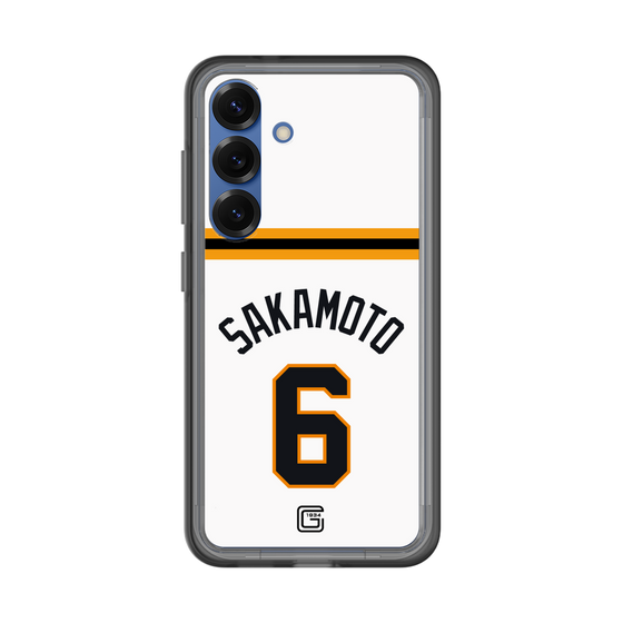 スリムプロテクションプレミアムケース［ 読売ジャイアンツ - #6 SAKAMOTO - ホーム ］