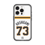 スリムプロテクションプレミアムケース［ 読売ジャイアンツ - #73 HASHIGAMI - ホーム ］