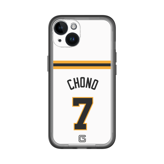 スリムプロテクションプレミアムケース［ 読売ジャイアンツ - #7 CHONO - ホーム ］