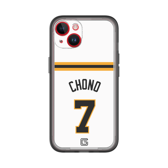 スリムプロテクションプレミアムケース［ 読売ジャイアンツ - #7 CHONO - ホーム ］
