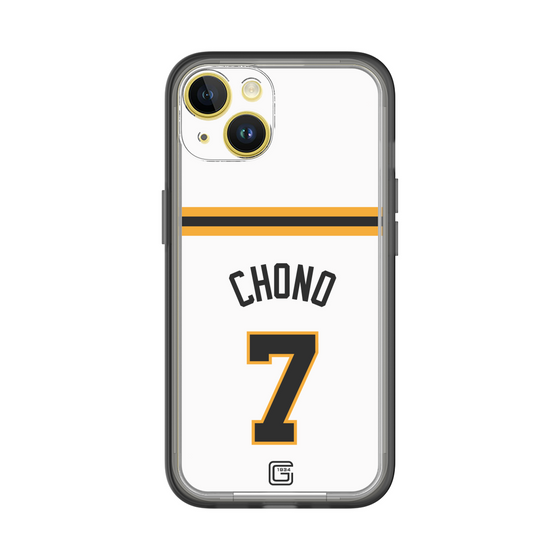 スリムプロテクションプレミアムケース［ 読売ジャイアンツ - #7 CHONO - ホーム ］