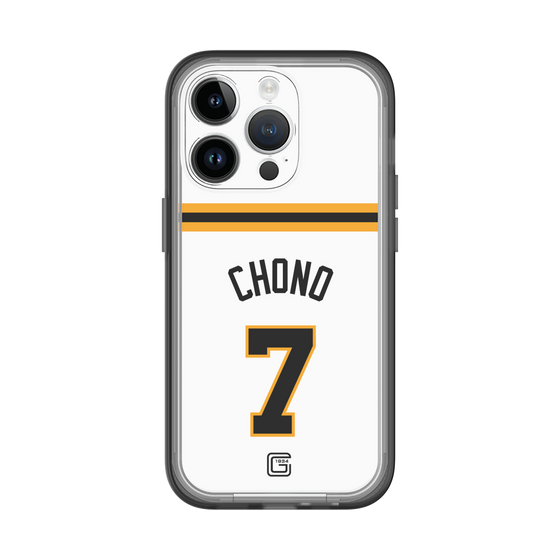 スリムプロテクションプレミアムケース［ 読売ジャイアンツ - #7 CHONO - ホーム ］
