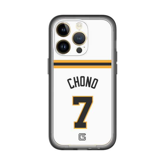 スリムプロテクションプレミアムケース［ 読売ジャイアンツ - #7 CHONO - ホーム ］