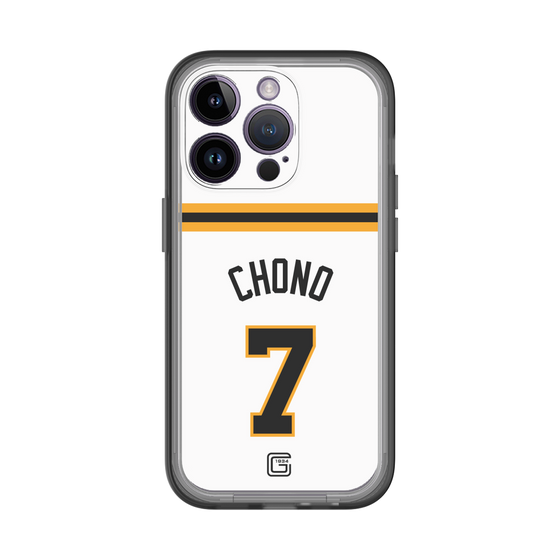 スリムプロテクションプレミアムケース［ 読売ジャイアンツ - #7 CHONO - ホーム ］