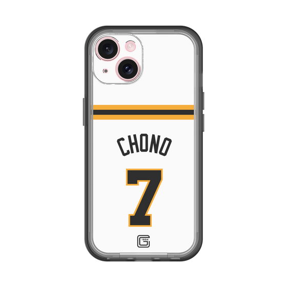 スリムプロテクションプレミアムケース［ 読売ジャイアンツ - #7 CHONO - ホーム ］