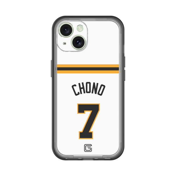 スリムプロテクションプレミアムケース［ 読売ジャイアンツ - #7 CHONO - ホーム ］