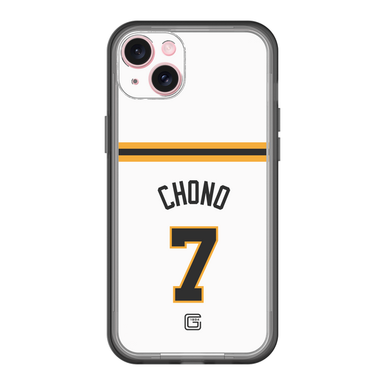 スリムプロテクションプレミアムケース［ 読売ジャイアンツ - #7 CHONO - ホーム ］