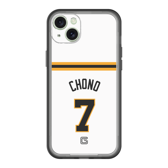 スリムプロテクションプレミアムケース［ 読売ジャイアンツ - #7 CHONO - ホーム ］